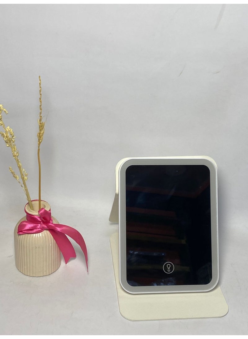 Lighted Magic Mirror - LED Frame - Perfect for Adding Modern Touch to Home Decor - rectangle Design with LED Light Built in Frame - Great as Makeup Mirror 3different lights may vary color - Image 2